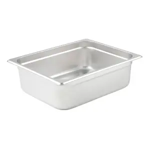 Winco SPJP-204 Half Size Steam Pan, Stainless