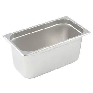 Winco SPJP-306 Third Size Steam Pan, Stainless