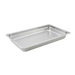 Winco SPJH-101 Full Size Steam Pan, Stainless