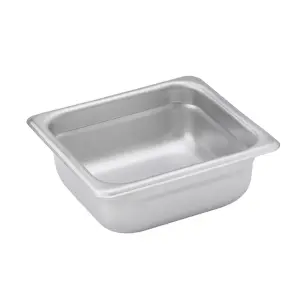 Winco SPJM-602 Sixth Size Steam Pan, Stainless
