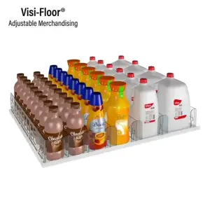 Visi-Floor Adjustable System Kit Commercial Storage Modular Display Merchandiser