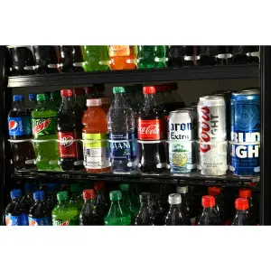 Display Technologies Visi-Slide Plastic 20 oz Beverage Dispenser, 2 Pack