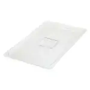Winco SP7100S Poly-Ware Food Pan Cover, 1/1 Size, Solid, Polycarbonate