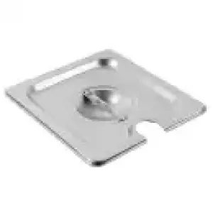 Winco SPCS Sixth-Size Steam Pan Cover, Stainless