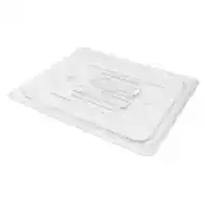 Winco SP7200S 1/2 Size Solid Food Pan Cover, Polycarbonate