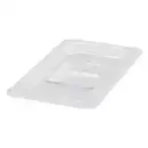 Winco SP7400S Poly-Ware Food Pan Cover, 1/4 Size, Solid, Polycarbonate