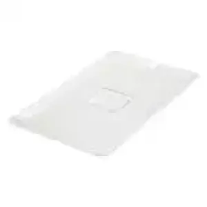 Winco SP7100C Poly-Ware Food Pan Cover, 1/1 Size, Slotted, Polycarbonate