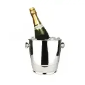 Winco WB-4HV 10" Wine Bucket - Stainless Steel, Mirror Finish