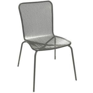 American Tables & Seating Indoor/Outdoor Side Chair - Metal, Gray (92G)