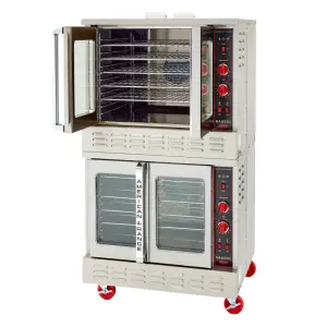 American Range MSD-2 Single Full Size Natural Gas Convection Oven - 140,000 BTU
