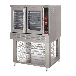 American Range M-1 Bakery Depth Single Full Size Liquid Propane Gas Convection Oven - 80,000 BTU
