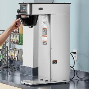 Bunn 53100.0001 BrewWISE ICB-DV Infusion Stainless Steel Dual Voltage Tall Coffee Brewer - 120V or 120/208V-240V, 4050W