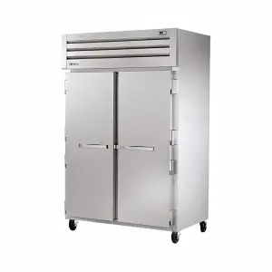 True STG2R-2S-HC 52 3/5" Two Section Reach In Refrigerator, (2) Left/Right Hinge Solid Doors, 115v