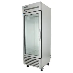 True T-23G-HC~FGD01 27" One Section Reach In Refrigerator, (1) Left Hinge Glass Door, 115v