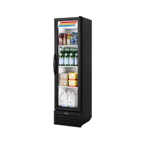 True T-11G-HC~TSL01 19 1/4" One Section Reach In Refrigerator, (1) Right Hinge Glass Door, 115v