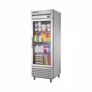 True TS-23G-HC~FGD01 27" One Section Reach In Refrigerator, (1) Right Hinge Glass Door, 115v