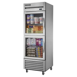 True T-23G-2-HC~FGD01 27" One Section Reach In Refrigerator, (2) Left Hinge Glass Doors, 115v