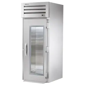 True STR1RRI-1G-HC 35" One Section Roll In Refrigerator, (1) Right Hinge Glass Door, 115v