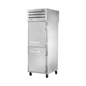 True STA1RPT-2HS-1S-HC 27 1/2" One Section Pass Thru Refrigerator, (3) Right Hinge Solid Doors, 115v