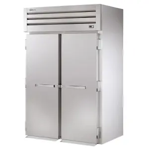 True STG2RRT-2S-2S-HC 68" Two Section Roll Thru Refrigerator, (4) Left/Right Hinge Solid Doors, 115v