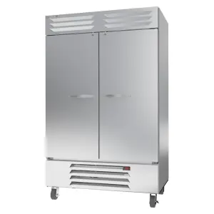Beverage-Air RB49HC-1S 52" Two Section Reach In Refrigerator, (2) Left/Right Hinge Solid Doors, 115v