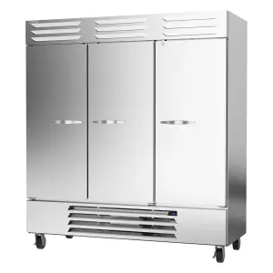 Beverage-Air RB72HC-1S 75" Three Section Reach In Refrigerator, (3) Left/Right Hinge Solid Doors, 115v