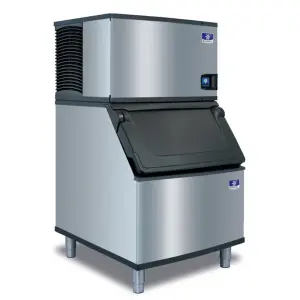 Manitowoc Ice IYT0300A/D400 310 lb Indigo NXT™ Half Cube Ice Machine w/ Bin - 365 lb Storage, Air Cooled, 115v