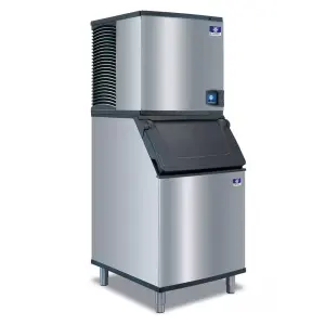 Manitowoc Ice IYT0500A/D570 550 lb Indigo NXT™ Half Cube Ice Machine w/ Bin - 532 lb Storage, Air Cooled, 115v