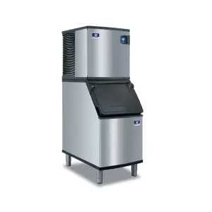 Manitowoc Ice IYT0620W/D420 560 lb Indigo NXT™ Half Cube Ice Machine w/ Bin - 383 lb Storage, Water Cooled, 115v