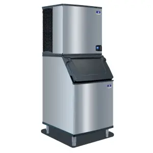 Manitowoc Ice IYT1200A/D570 1213 lb Indigo NXT™ Half Cube Ice Machine w/ Bin - 532 lb Storage, Air Cooled, 208-230v