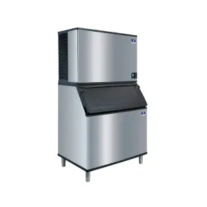 Manitowoc Ice IYT1500A/D970 1660 lb Indigo NXT™ Half Cube Ice Machine w/ Bin - 882 lb Storage, Air Cooled, 208-230v