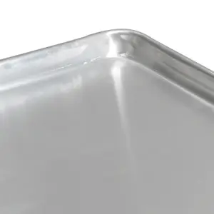 Winco ALXP-1318 1/2 Half Size Bun / Sheet Pan - 18" x 13", 20 gauge Aluminum