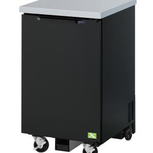 XBB-1SB-N6 1 Door Back Bar - Black (24")