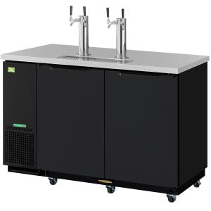 XBD-2SB-N6 2 Door Beer Dispenser- Black (59")