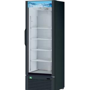 XGM-19B-N6 1 Door Glass Door Merchandiser- Black