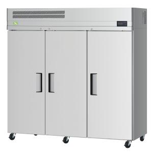 XR72-3-N 3 Solid Door Reach-In Refrigerator - Top Moun