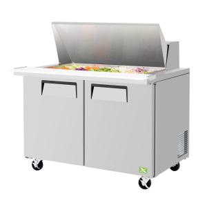 XST-48-18-N 2 Door Food Prep Table - Mega Top