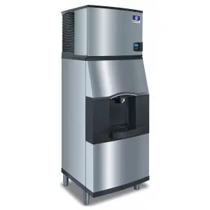 Manitowoc Ice IYT0420W/SFA192 490 lb Half Cube Ice Machine w/ Water & Ice Dispenser - 120 lb Storage, Bucket Fill, 115v
