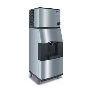 Manitowoc Ice IDT0900W/SPA312 780 lb Full Cube Ice Machine w/ Ice Dispenser - 180 lb Storage, Bucket Fill, 208-230v/1ph