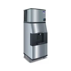 Manitowoc Ice IDT0900A/SFA292 851 lb Indigo NXT™ Full Cube Ice Machine w/ Dispenser - 180 lb Storage, Bucket Fill, 208-230v/1ph