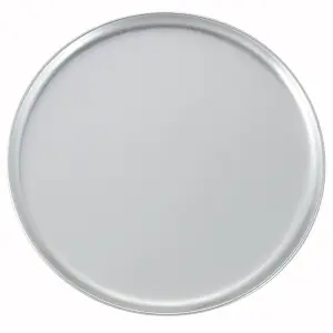 Winco APZC-13 13" Round Coupe Pizza Pan, Aluminum