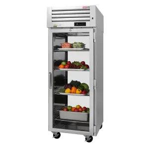 Turbo Air PRO-26R-G-PT-N 28 3/4" One Section Pass Thru Refrigerator, (2) Right Hinge Glass Doors, 115v