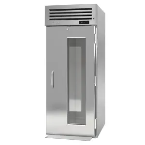 Turbo Air PRO-26R-G-RI-N 34" One Section Roll In Refrigerator, (1) Right Hinge Glass Door, 115v