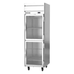 Beverage-Air HRS1HC-1HG 26" One Section Reach In Refrigerator, (2) Right Hinge Glass Doors, 115v