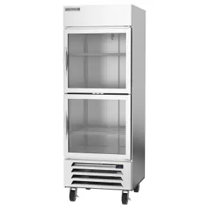 Beverage-Air HBR27HC-1-HG 30" One Section Reach In Refrigerator, (2) Right Hinged Glass Doors, 115v