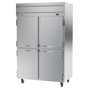 Beverage-Air HRP2HC-1HS 52" Two Section Reach In Refrigerator, (4) Left/Right Hinge Solid Doors, 115v