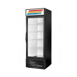 True GDM-19T-F-HC~TSL01 27" One Section Display Freezer w/ Swing Door - Bottom Mount Compressor, Black, 115v