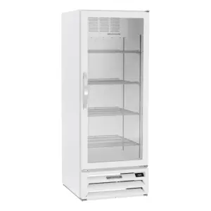 Beverage-Air MMF12HC-1-W 24 1/8" One Section Display Freezer w/ Swing Door - Bottom Mount Compressor, White, 115v
