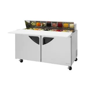 Turbo Air TST-60SD-16-N 60 1/4" Super Deluxe Sandwich/Salad Prep Table w/ Refrigerated Base, 115v