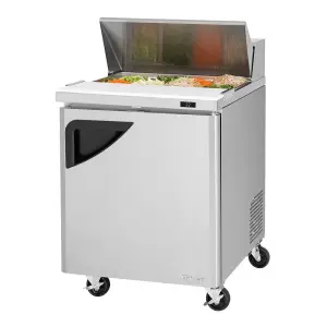 Turbo Air TST-28SD-N 27" Super Deluxe Sandwich/Salad Prep Table w/ Refrigerated Base, 115v
